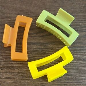 Colorful Hair Clip Set of 3